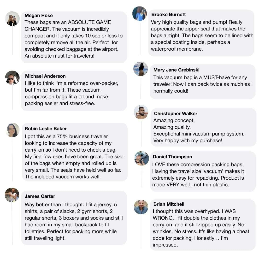 AirPackBag™ Carry More. Spend Less.