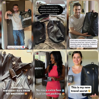 AirPackBag™ Carry More. Spend Less.